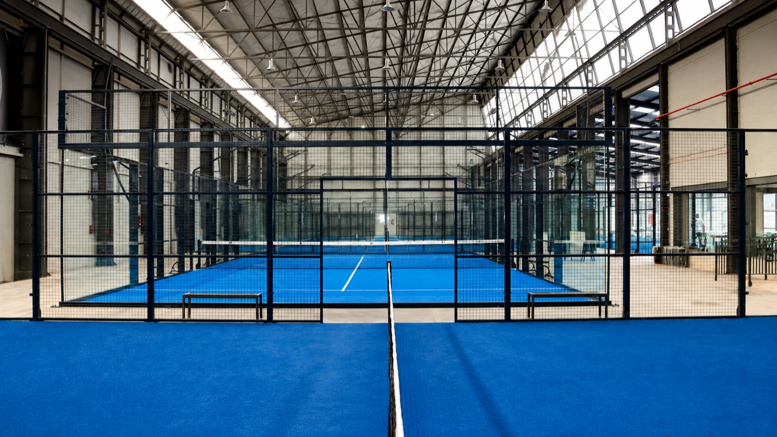 A padel match